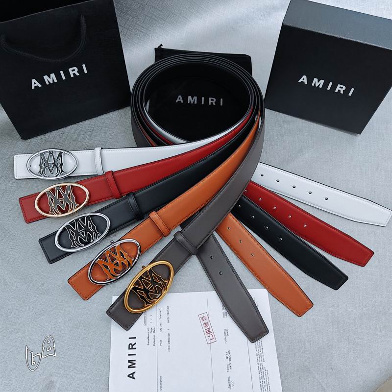 Amiri belt 38mmX90-125cm lb103